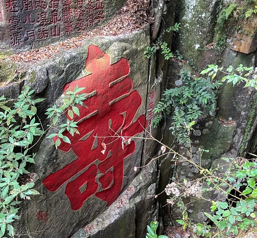 寿字题刻